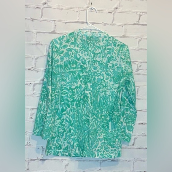 Lilly Pulitzer Delray Silk Tunic Bungle In The Jungle Size Small - Picture 2 of 6